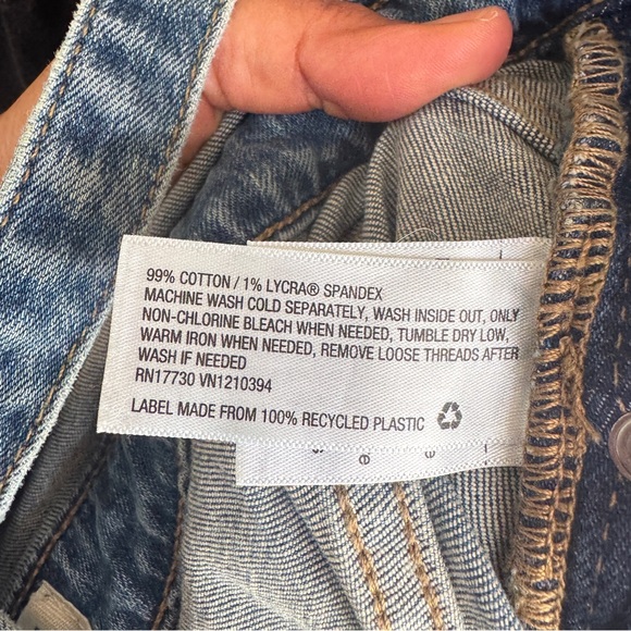 Universal Thread Overalls Women's Blue Jeans Long Jumpsuit Size 2R - Picture 6 of 9